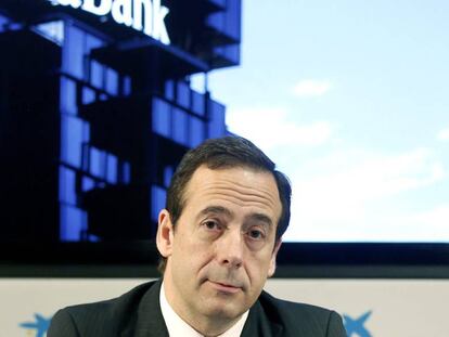 El consejero delegado de CaixaBank, Gonzalo Gortázar. EFE/Andreu Dalmau/Archivo