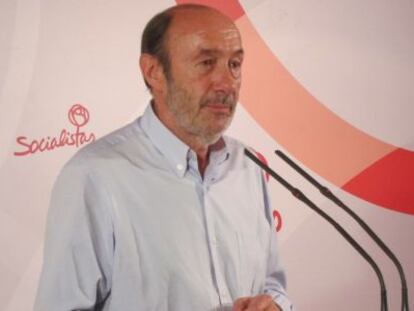 El secretario general del PSOE Alfredo P&eacute;rez Rubalcaba