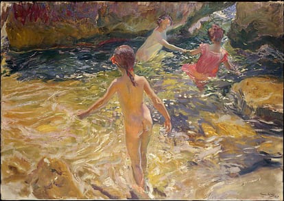 &#039;El ba&ntilde;o&#039;, de Joaqu&iacute;n Sorolla, una de las obras liberadas por el Met.