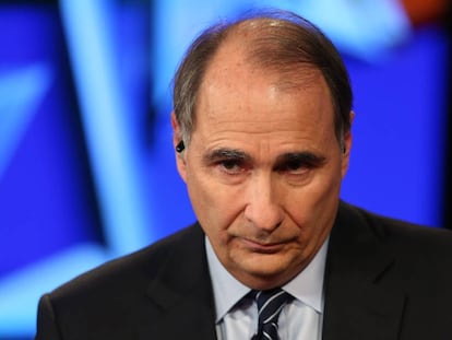 El analista y asesor político David Axelrod, en un debate en Las Vegas en 2015.