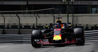 Ricciardo, en el circuito de Mónaco.