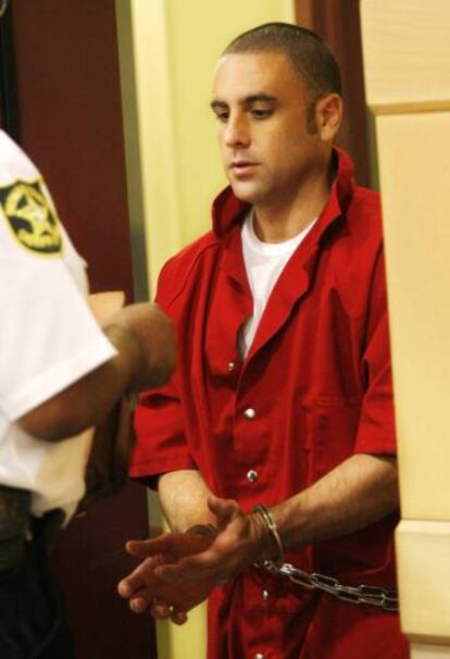 Pablo Ibar en la Corte Estatal de Florida en 2009, durante una apelación que no prosperó.