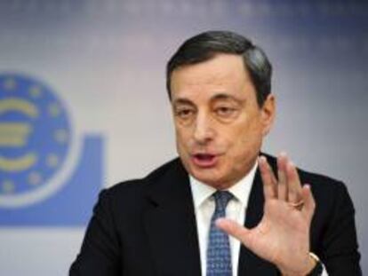 El presidente del Banco Central Europeo, Mario Draghi. EFE/Archivo