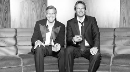 George Clooney y Rande Gerber.