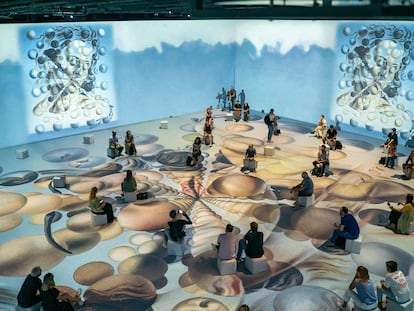 Exposición interactiva dedicada a Dalí que se verá en Bombas Gens, en una imagen cedida.