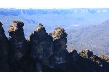 El parque natural de las Blue Mountains, antes del incendio que arrasó 118.000 hectáreas en 2013.