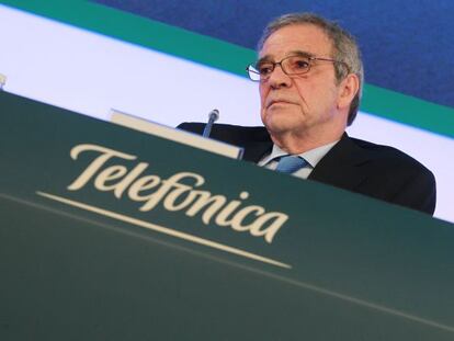 El presidente de Telefónica, César Alierta.