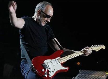 El guitarrista Pete Townshend, durante su primer concierto en España el año pasado