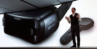 Presentación del dispositivo Oculus Gear VR de Samsung.