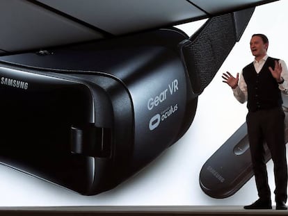 Presentación del dispositivo Oculus Gear VR de Samsung.