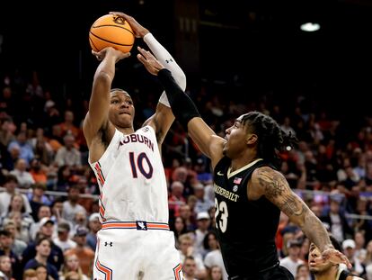 Jabari Smith, una de las principales figuras del draft de la NBA de 2022.