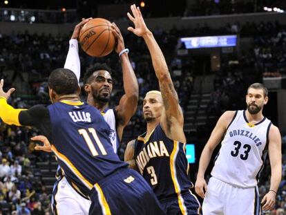 Ellis, Conley, Hill y Marc Gasol.