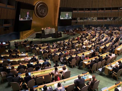 Plenario de la Asamblea General de las Naciones Unidas