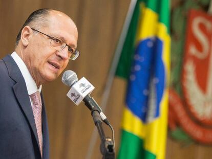 Alckmin durante evento em S&atilde;o Paulo