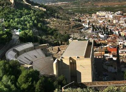 Una vista del Teatro Romano de Sagunto, en una imagen captada a principios de este año.