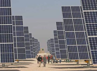 Planta solar fotovoltaica en Cintruénigo, Navarra.