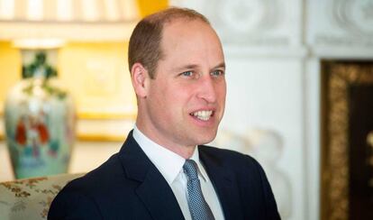 Guillermo de Inglaterra, en una audiencia en el palacio de Buckingham, el 20 de enero.