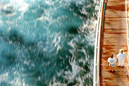 Un crucero por aguas del Caribe, abiertas todo el año a los grandes barcos.