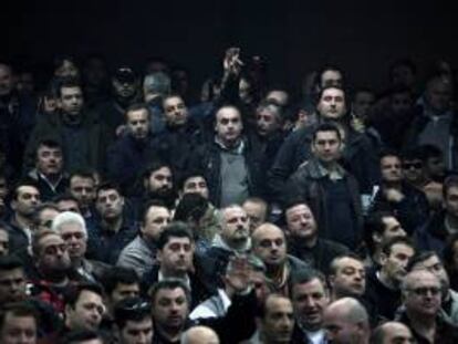 Trabajadores en una manifestación en Atenas (Grecia). EFE/Archivo