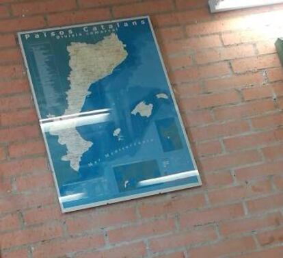 Mapa del instituo Violant de Casalduch, en Benic&agrave;ssim. 