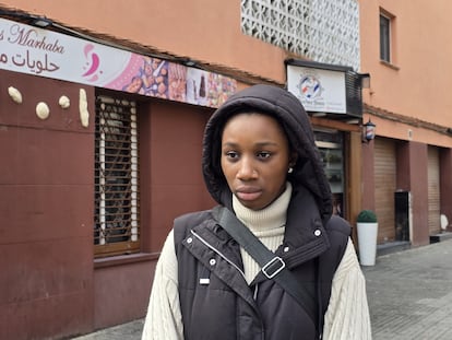 Henda Diawara, hija del imán desahuciado en Salt.