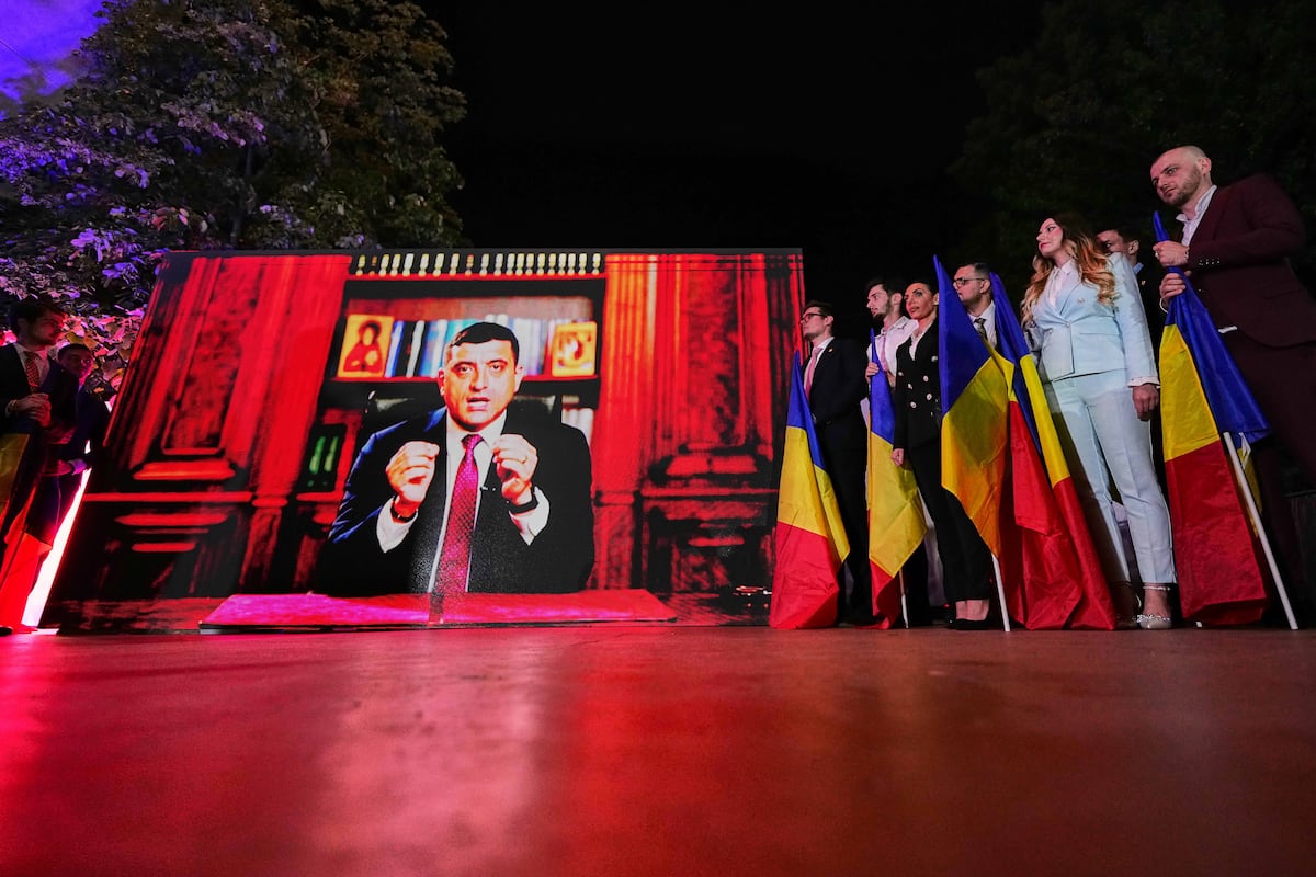 El candidato ultra, George Simion, gana la primera vuelta de las elecciones presidenciales en Rumania