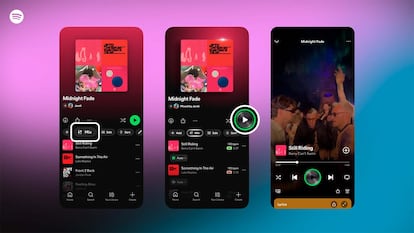 Nueva función Mix en Spotify