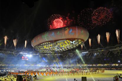 Imagen de un instante de la ceremonia inaugural.