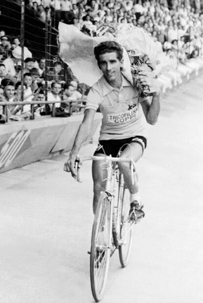 Federico Martn Bahamontes, 'el Aguila de Toledo', fue el primer espa?ol en ganar el Tour de Francia. Fue en 1959, cuando la ronda gala todava acababa en el veldromo del Parque de los Principes.