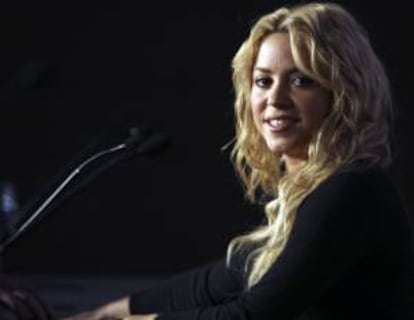 La cantante colombiana Shakira, que protagonizó en 2010 el anuncio de una conocida firma de cava catalán. EFE/Archivo