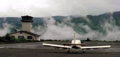 Instalaciones del aeropuerto de La Seu, en una imagen de 2003.