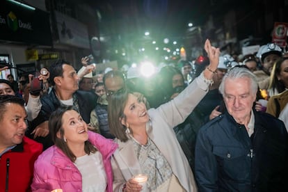 Xóchitl Gálvez, candidata a la presidencia de México, en su inicio de campaña en Fresnillo, Zacatecas.