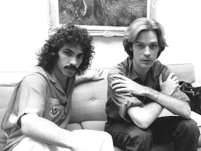 John Oates and Daryl Hall in 1977, the year ‘Rich Girl’ was released.