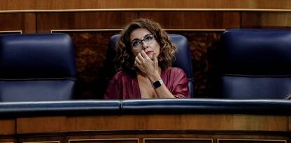 La ministra de Hacienda y Función Pública, María Jesús Montero.