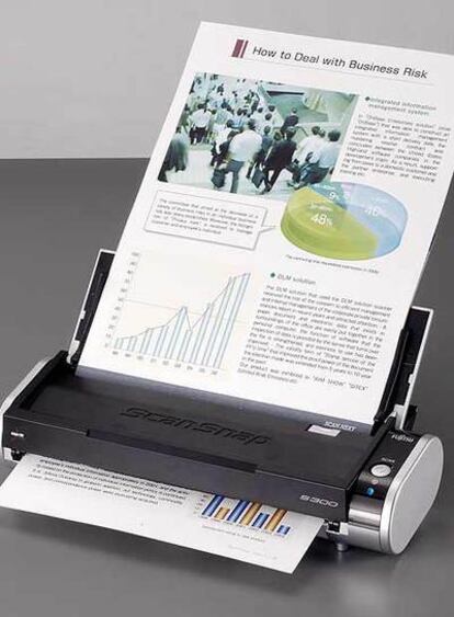 Scansnap S300 de Fujitsu, el  escáner de bolsillo.