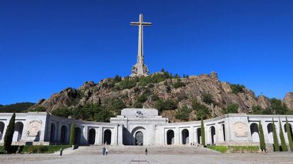 Vista del Valle de los Caídos, situado en el municipio madrileño de San Lorenzo de El Escorial.