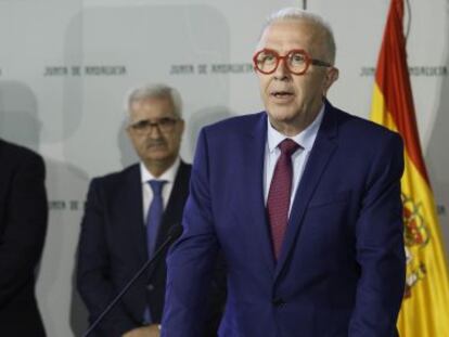 El consejero de Empleo, José Sánchez Maldonado.