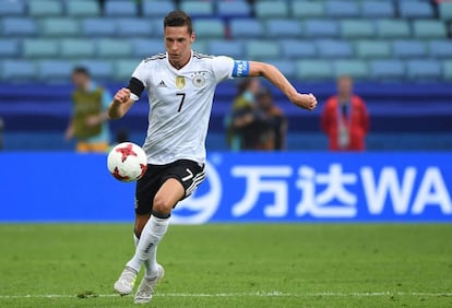 El alemán Draxler, durante el partido ante Australia.