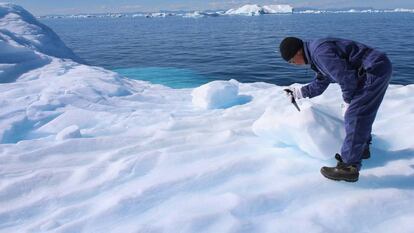 Glaciar de Jakobshavn, em Ilulissat (Groenlândia).