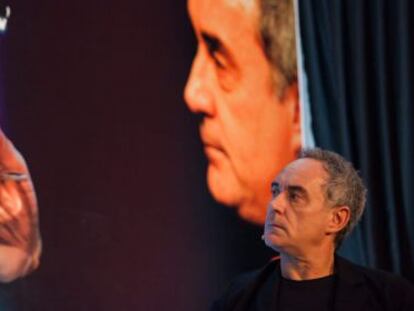 Ferr&aacute;n Adri&agrave;, en una conferencia.