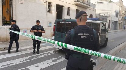 One of the raids on Monday in Sabadell.