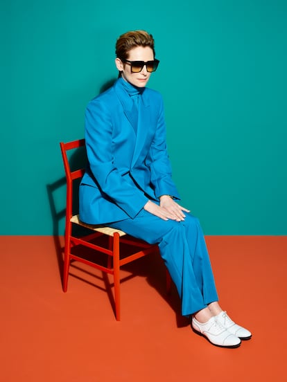 Tilda Swinton, retratada este verano.