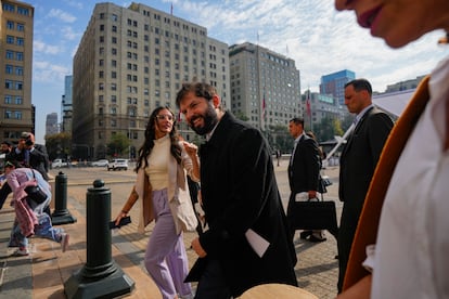 Camila Vallejo y Gabriel Boric