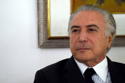 O vice-presidente Michel Temer (PMDB).