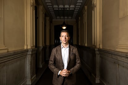 Marko Duric, ministro de Asuntos Exteriores de Serbia, en la embajada serbia de Madrid, el miércoles 3 de septiembre de 2025.