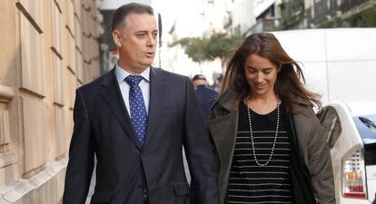 Alberto López Viejo llega a la Audiencia Nacional el pasado octubre.