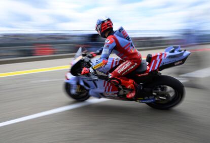 Marc Márquez durante el GP de Alemania de motociclismo el pasado 5 de julio.