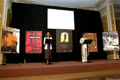Los carteles que representaran las diferentes secciones de la próxima edición del Festival de San Sebastián.