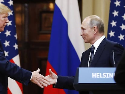 Trump y Putin, el pasado 16 de julio en Helsinki, Finlandia.