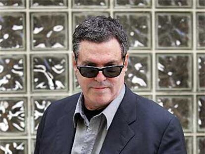 El director de cine israelí Amos Gitai, ayer en el Macba.